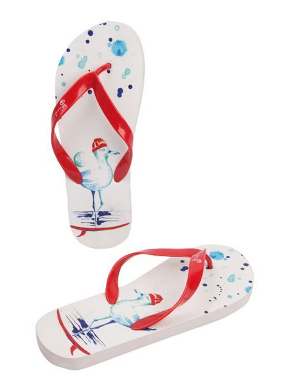 BiggDesign Anemoss Sailor Seagull Flip Flop Unisex, 44-45, Multicolour