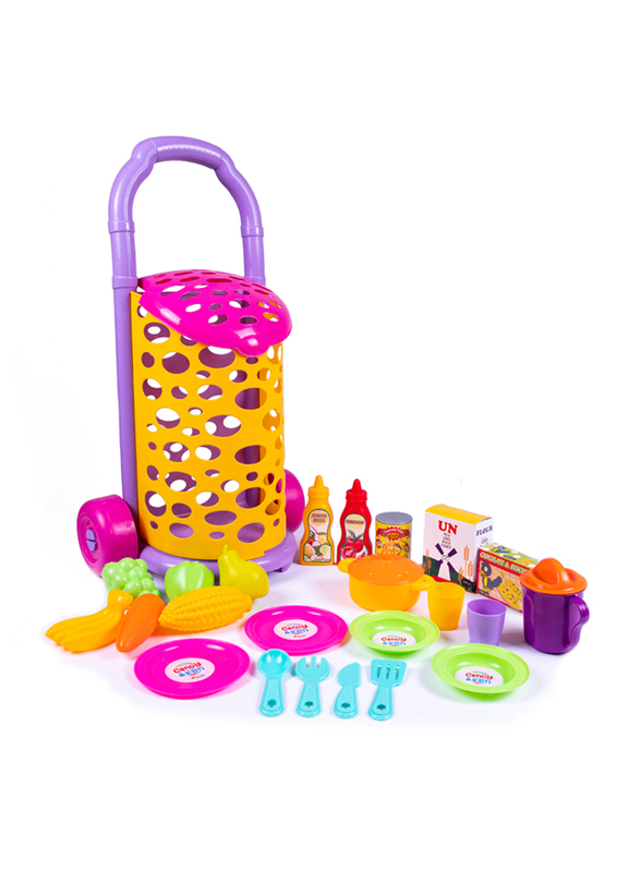 Dede Market Trolley Toys, 22 Pieces, Ages 3+