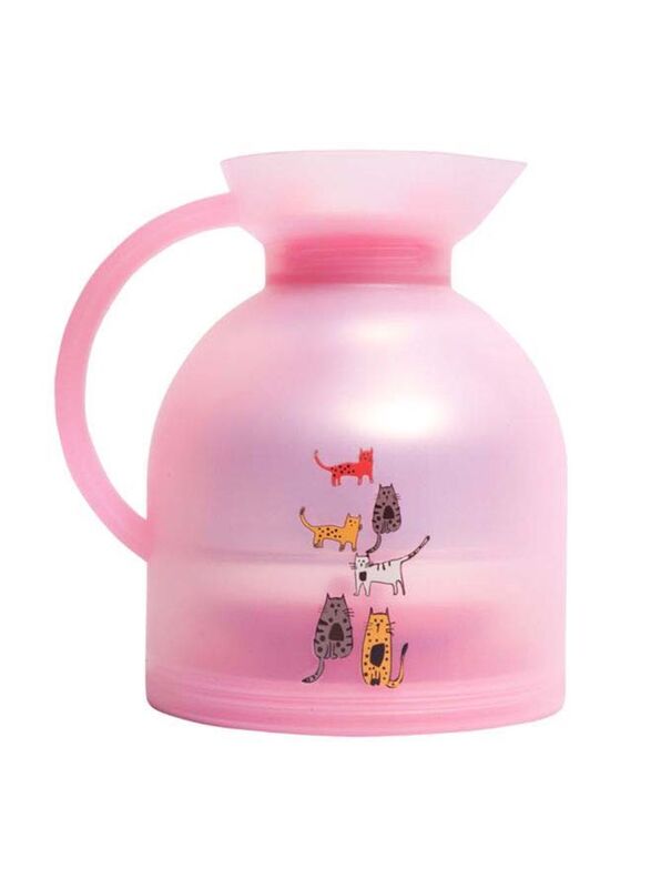 Biggdesign 1 Ltr Cats Thermos, Pink