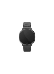 UpWatch Next Digital Watch for Unisex with Stainless Steel Band Water Resistant, Black