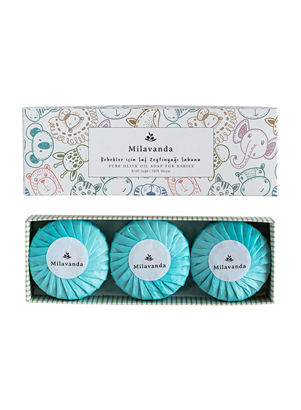 Milavanda 3-Pieces Baby Soap