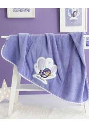 Milk & Moo Little Mermaid Ultra Soft Swaddle Baby Blanket, Newborn, Blue