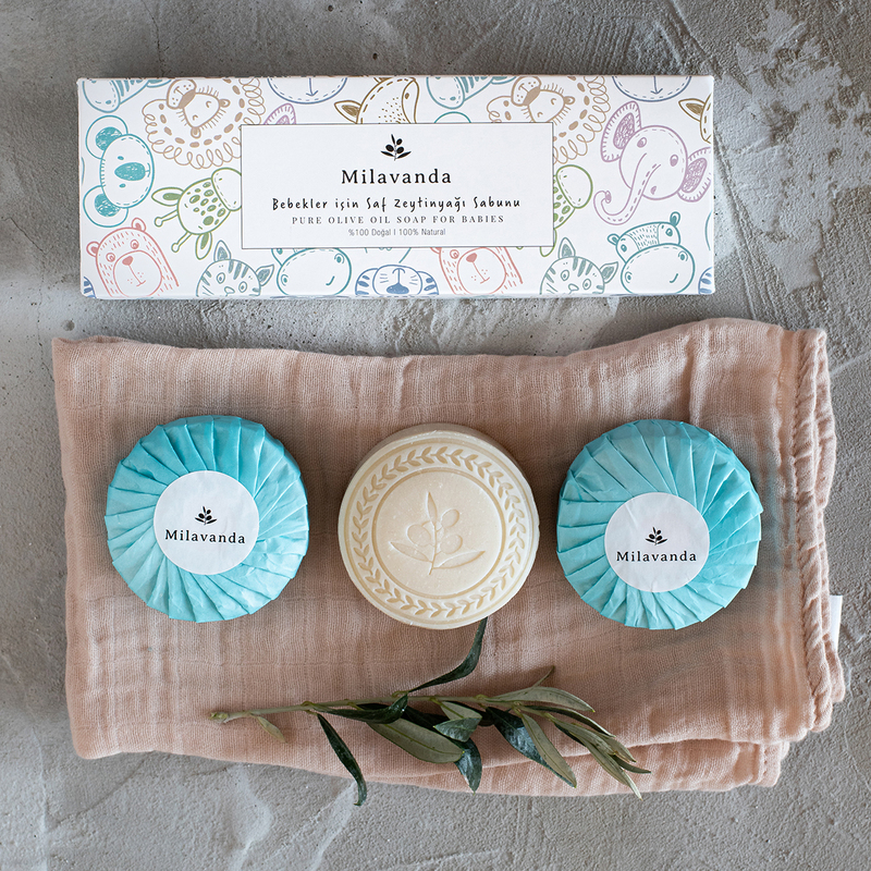 Milavanda 3-Pieces Baby Soap