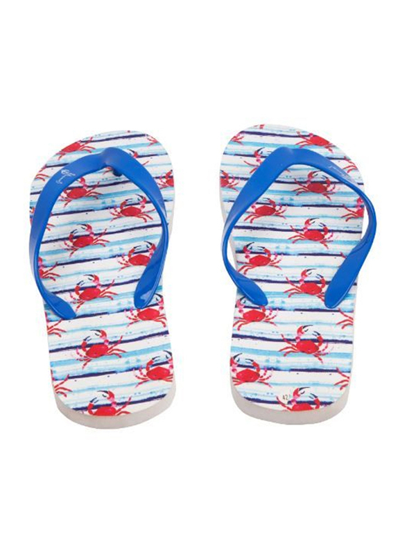 BiggDesign Anemoss Red Crab Flip Flop Unisex, 42-43, Multicolour