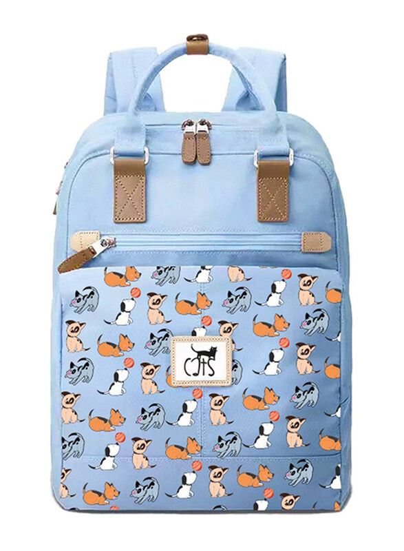 

BiggDesign 15-Inch Dogs Anti Theft & Waterproof Backpack Laptop Bag, Blue