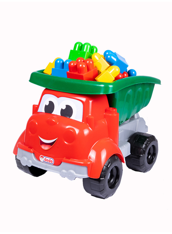 Dede Toy Truck with Pieces of Blocks, 30 Pieces, Ages 3+