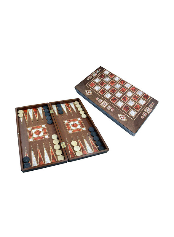 Star Polyester Pearl Backgammon Board Game