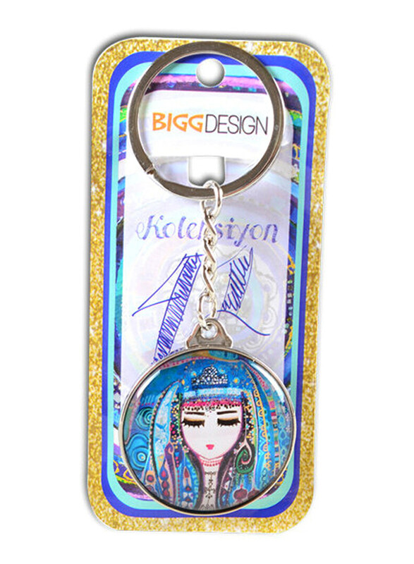 BiggDesign Women's Stainless Steel Water Keychain, Multicolour