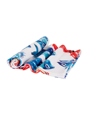 Biggdesign Anemoss Fish Pattern Towel, 70x140cm, Multicolour