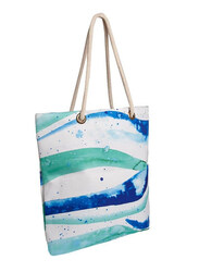 Anemoss Wave Beach Bag for Women, Multicolour