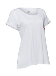BiggDesign Cats Regular T-Shirt for Women, M, White