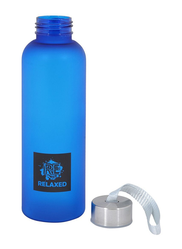 Biggdesign 580 ml Moods Up Relax Water Bottle, Blue