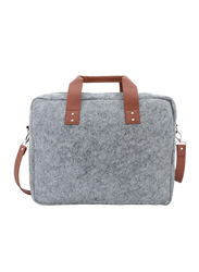 BiggDesign Laptop Bag for Women, Grey