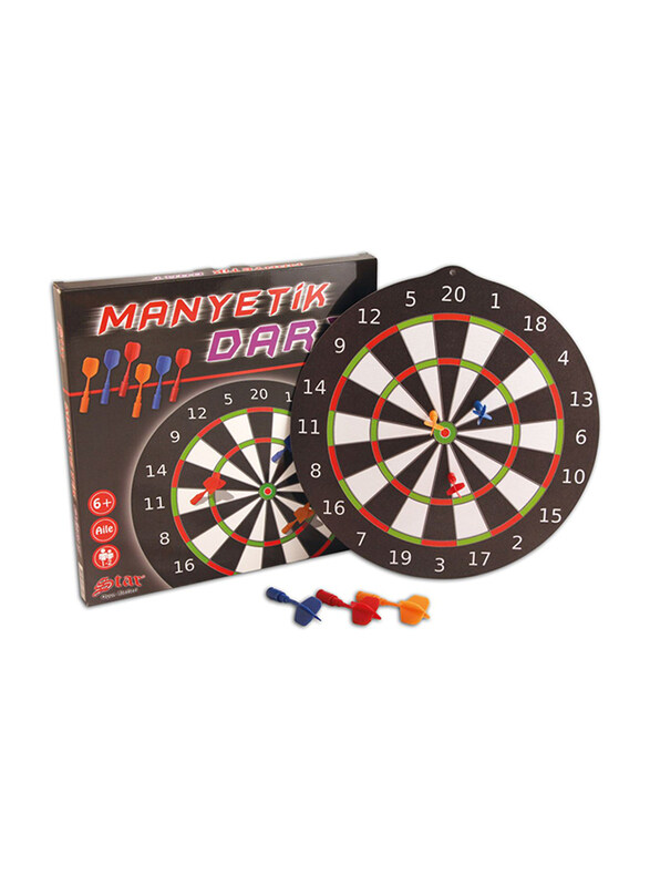 

Star Magnetic Dart Board Game Set, 6 Pieces, Ages 6+, Multicolour