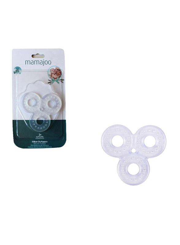 Mamajoo BPA Free Silicone Teether, Clear