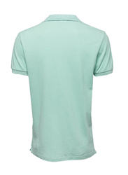 Anemoss Sailboat Polo Collar T-Shirt for Men, Small, Green