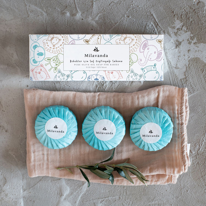 Milavanda 3-Pieces Baby Soap