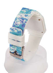 BiggDesign Sail Pattern Digital Watch for Unisex with Silicone, Water Resistant, Multicolour