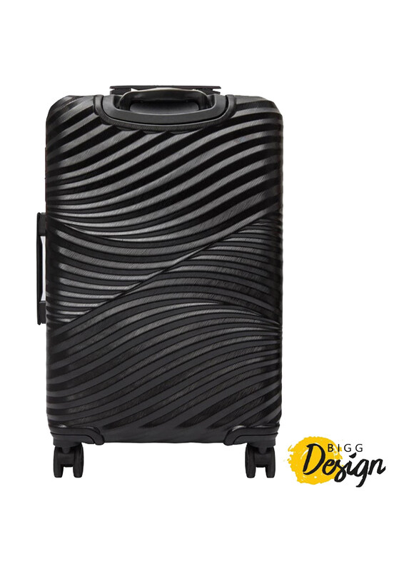 Biggdesign Eminent Moods Up Design Carry On Hard Case Travel Trolley Luggage Set of 3, Black