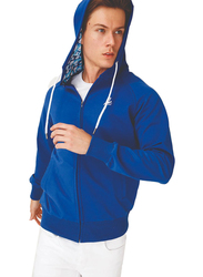 Anemoss Sailboat Patterned Sweatshirt for Men, Regular, Blue
