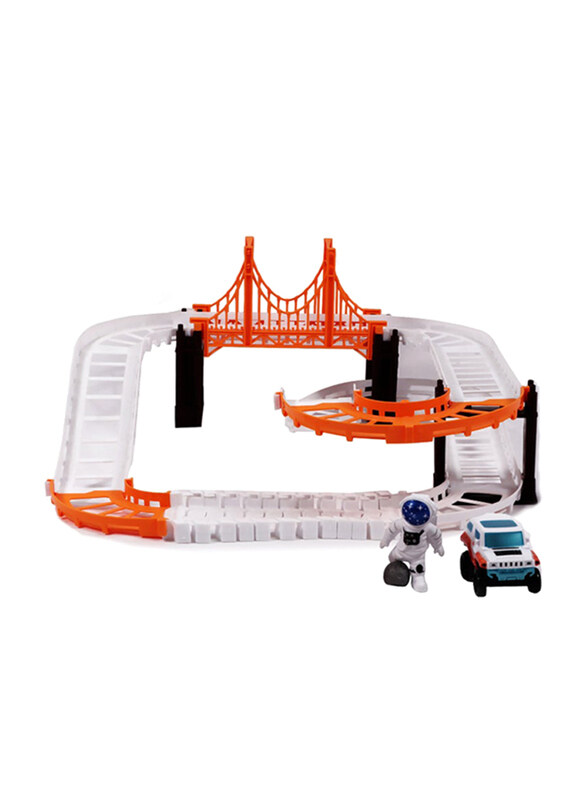 

Ogi Mogi Toys Space Track & Vehicle Set, 39 Pieces, Ages 2+, Multicolour