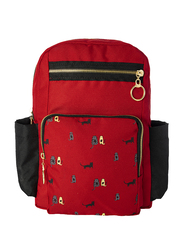 Biggdesign Cats Backpack for Kids Unisex, Red