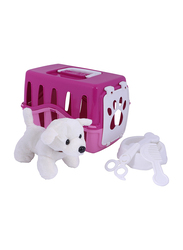 Ogi Mogi My Cute Dog Pet Vet Toy Set, 6 Pieces, Ages 3+, Pink/White