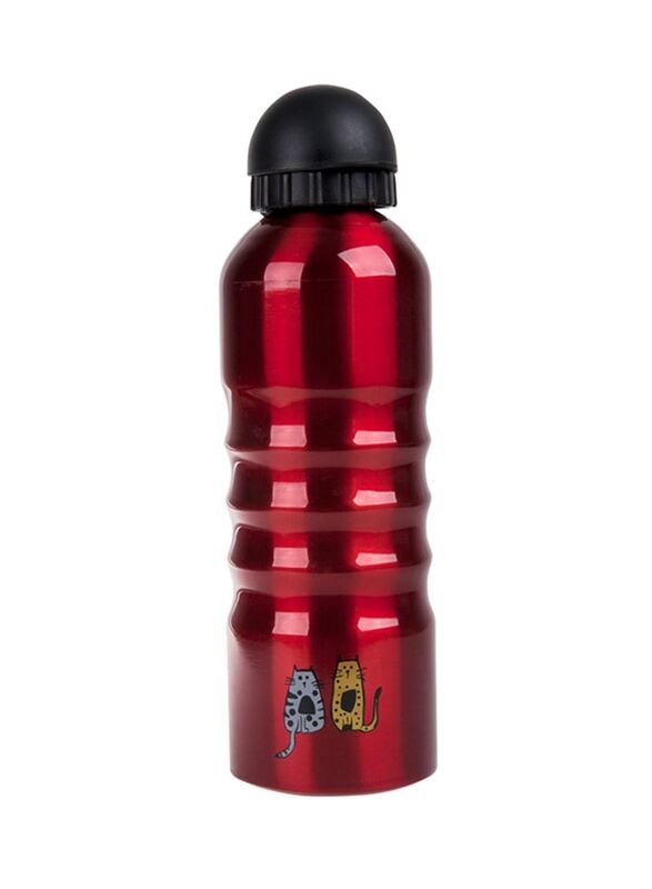 Biggdesign 700ml Cats In Istanbul Bottle, Red