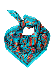 Biggdesign Tulip Patterned Silk Scarf for Women, Multicolour