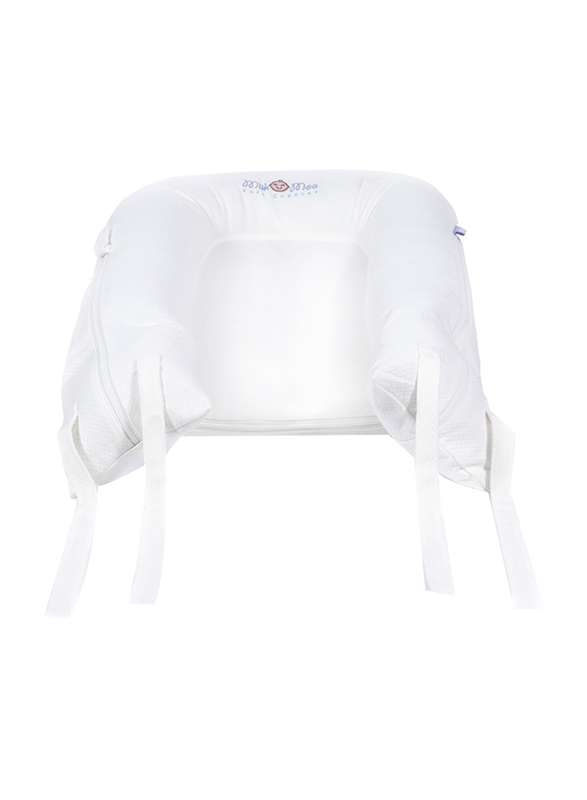 Milk&Moo Baby Support Lounger, White