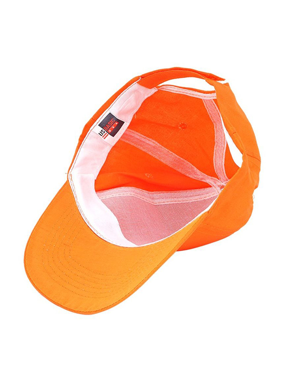 Biggdesign Moods Up Happy Trucker Hat for Men, Orange