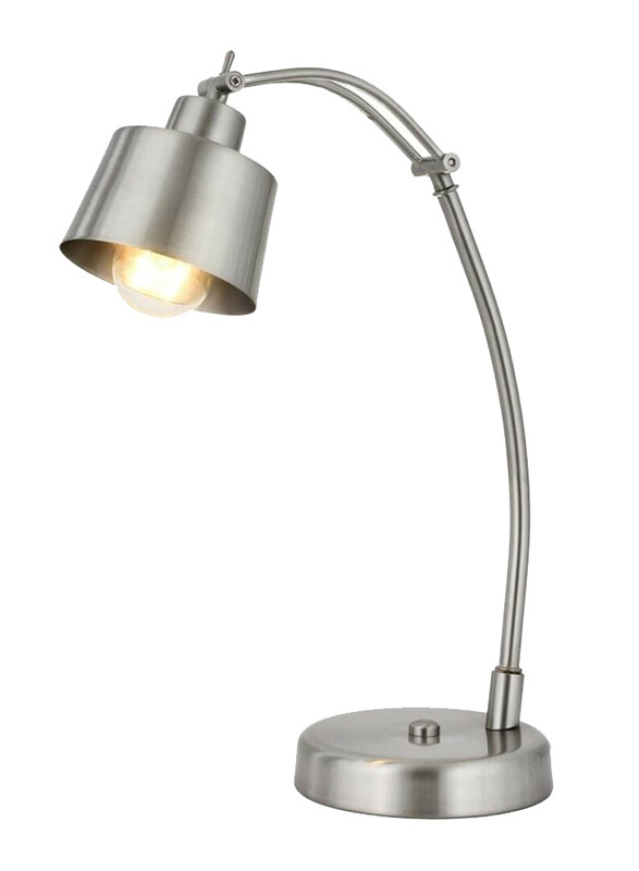 

Avonni Nickel Plated Table Lamp, Silver