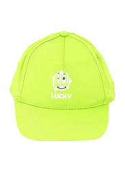 Biggdesign Moods Up Lucky Trucker Hat for Men, Lime