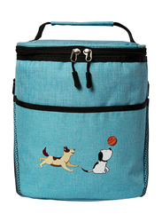 Biggdesign Dogs Insulated Lunch Bag, Turquoise