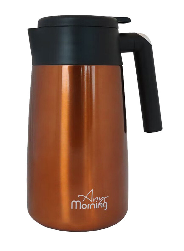 

Any Morning 40oz Stainless Steel Thermal Carafe, SI232250, Copper