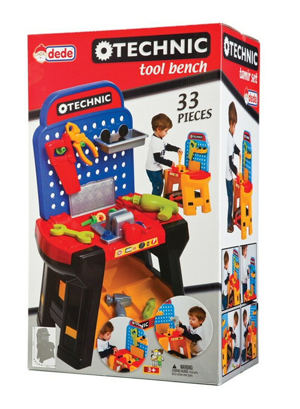 Dede Power Tool Kit, 33 Pieces, Ages 3+