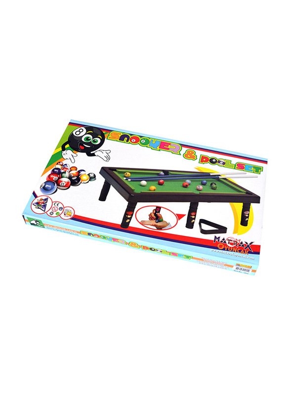 Matrax Snooker & Pool Billiards Game, Ages 4+, Multicolour