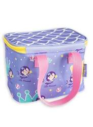 Milk & Moo Insulated Lunch Bag for Kids, Blue/Pink