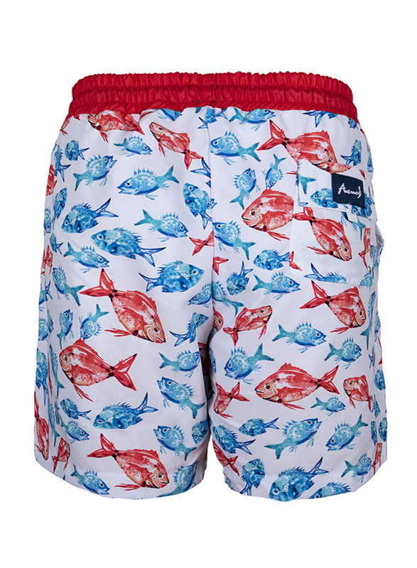 Anemoss Aquarium Swim Trunk Shorts for Men, S, Blue