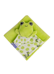 Milk&Moo Cacha Frog Baby Security Blanket, Newborn, Green