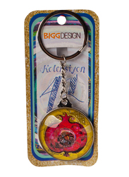 بيغ ديزاين ميدالية مفاتيح على شكل رمان للسيدات, ألوان متعددة