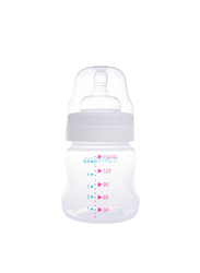 Mamajoo Silver Biberon Feeding Bottle, 150ml, Clear