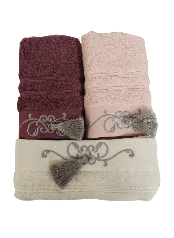 

Ecocotton 3-Piece Emily Kitchen Towel Set, Multicolor