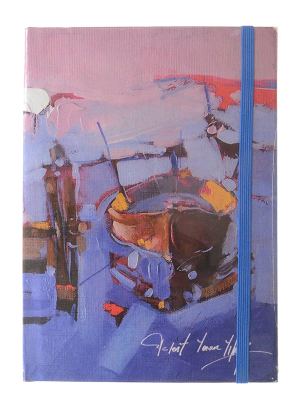 BiggDesign Rowing-boat Notebook, 96 Striped Sheets, Multicolor