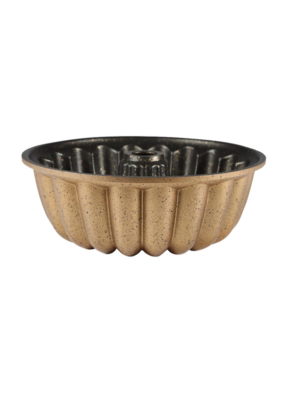 

Serenk Fun Cooking Non-Stick Aria Cake Pan, Gold
