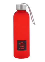 Biggdesign 580ml Moods Up Love Water Bottle, Red