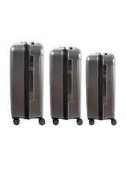 Biggdesign 3-Piece Ocean Design Carry On Luggage Set, Grey