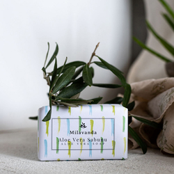 Milavanda Aloe Vera Soap Bar, 3 Pieces