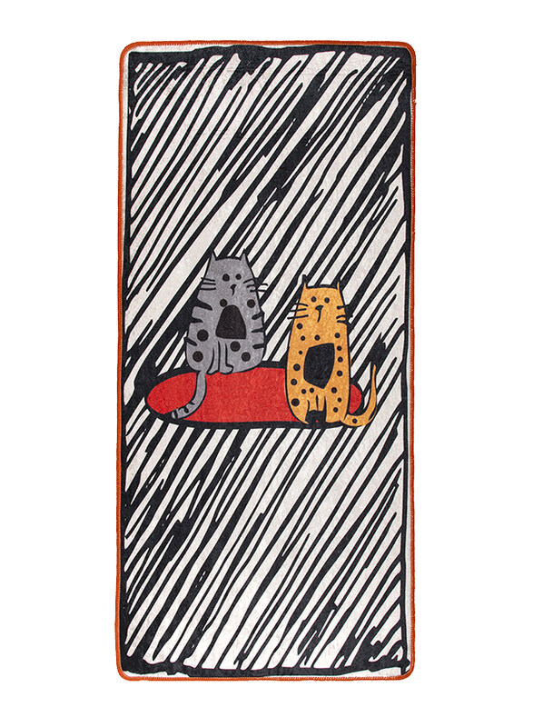 

BiggDesign Cats Runner Indoor/Outdoor Door Mat, Multicolour
