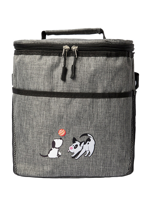 

Biggdesign Dogs Insulated Lunch Bag, Grey